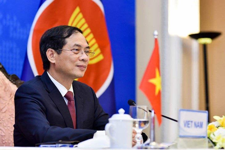 Canciller vietnamita destaca el papel central de la Asean en la promoción del desarrollo regional - ảnh 1