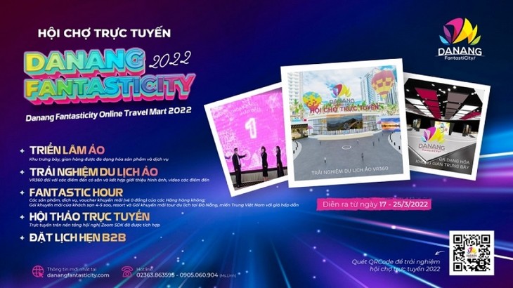 Da Nang organizará la Feria de turismo en línea 2022 - ảnh 1