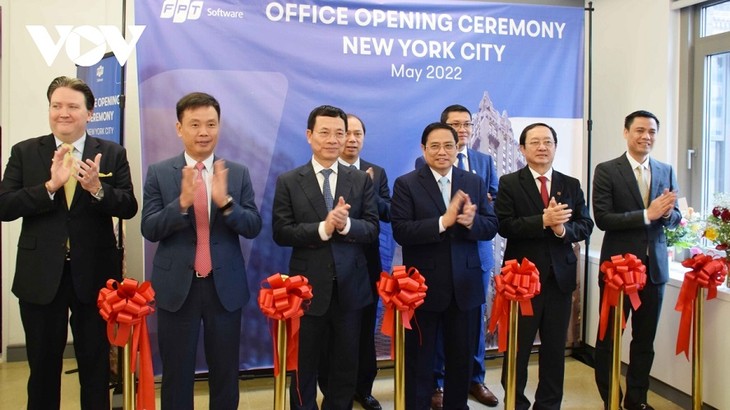 Premier vietnamita asiste a la inauguración de la sucursal de FPT en Nueva York - ảnh 1