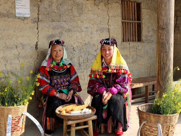 La belleza del poblado de Lo Lo Chai en Ha Giang - ảnh 10