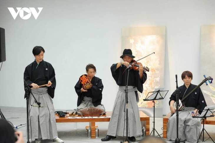 Descubrir instrumentos musicales nipones en intercambio cultural Vietnam-Japón - ảnh 1