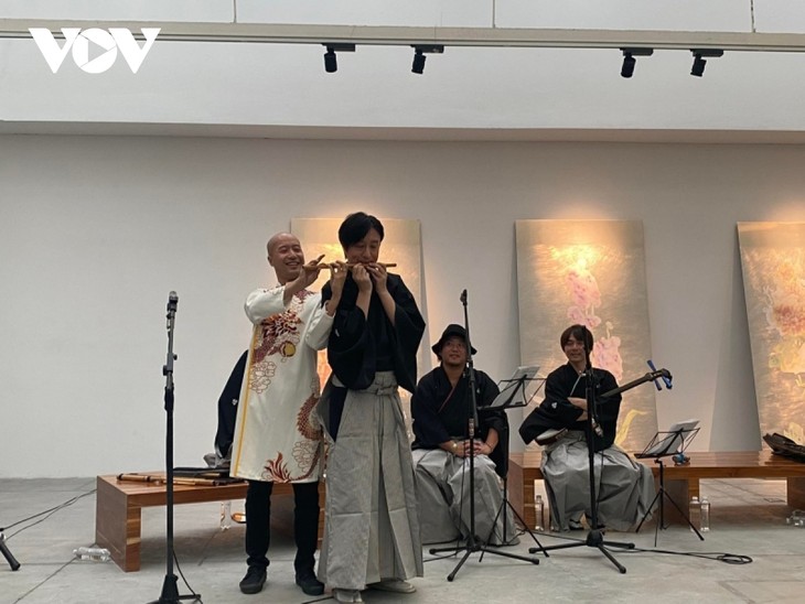 Descubrir instrumentos musicales nipones en intercambio cultural Vietnam-Japón - ảnh 2