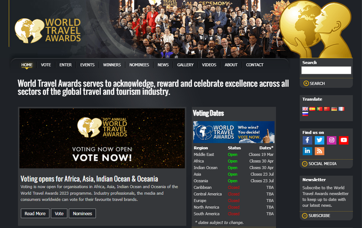 Vietnam entre nominados para premios World Travel Awards de Asia-Pacífico - ảnh 1