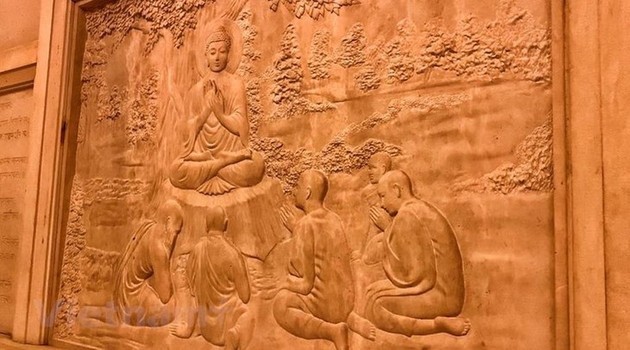Impresionantes imágenes de la Pagoda Bai Dinh  - ảnh 6