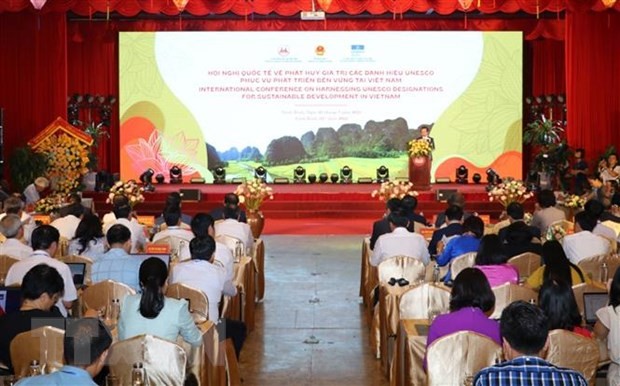 Conferencia sobre el valor de los títulos de la UNESCO para el desarrollo sostenible en Vietnam - ảnh 1