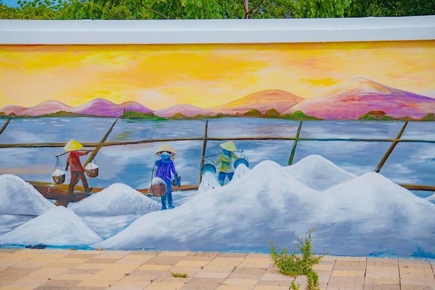 Debuta la pintura mural más larga de Vietnam - ảnh 8
