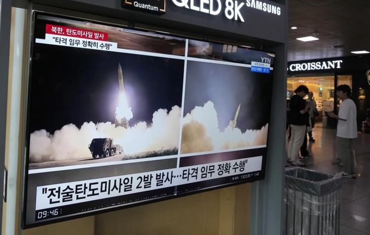Corea del Norte lanza misiles de crucero al Mar Amarillo  - ảnh 1