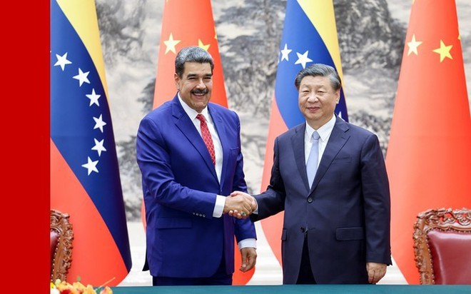 Líderes de China y Venezuela reunidos en Beijing  - ảnh 1