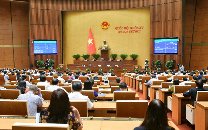 Asamblea Nacional de Vietnam vota el presupuesto estatal provisional para 2024 - ảnh 1