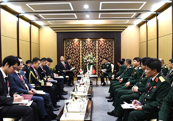 Ministro de Defensa de Vietnam se reúne con homólogos de India, Japón y Filipinas - ảnh 2