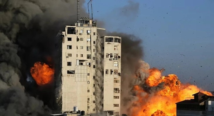 Casi 180 personas mueren en la Franja de Gaza por ataques israelíes - ảnh 1
