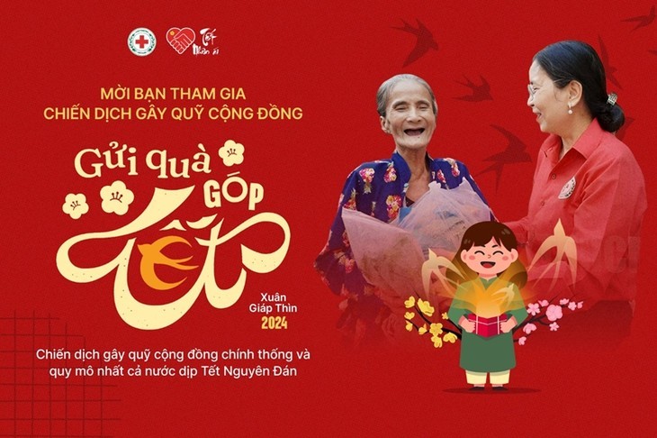 Lanzan la campaña “Regalos del Tet” de la Cruz Roja Vietnamita - ảnh 1