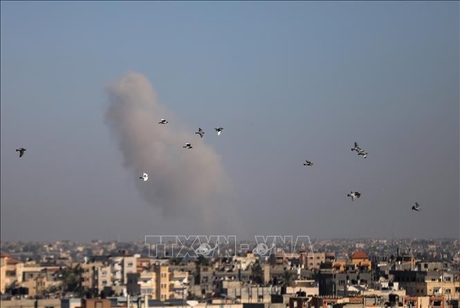 Ataques continúan en el sur de la Franja de Gaza - ảnh 1