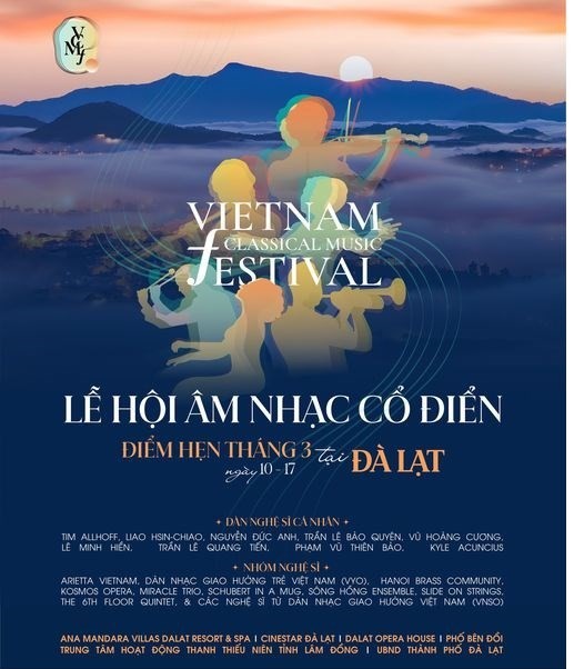 Celebrarán en Da Lat primer festival de música clásica de Vietnam - ảnh 1