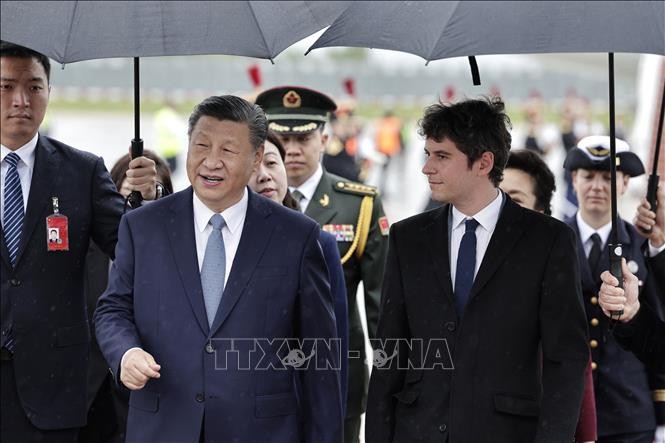 Presidente de China visita Francia - ảnh 1