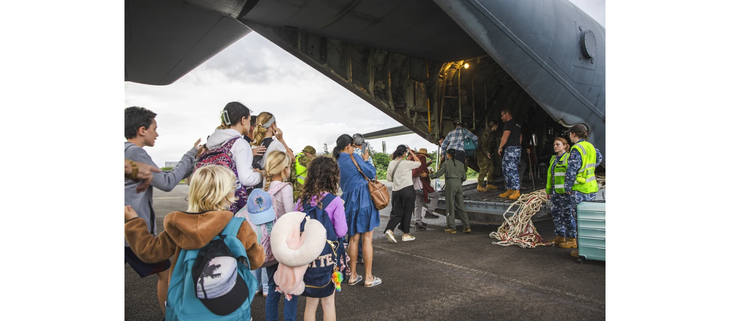 Australia y Nueva Zelanda repatrían más de 150 ciudadanos de Nueva Caledonia - ảnh 1