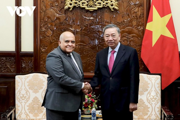Presidente To Lam ratifica disposición de Vietnam a apoyar Cuba - ảnh 1