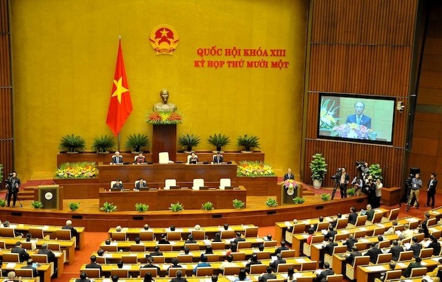 越南国会讨论任期工作报告 - ảnh 1