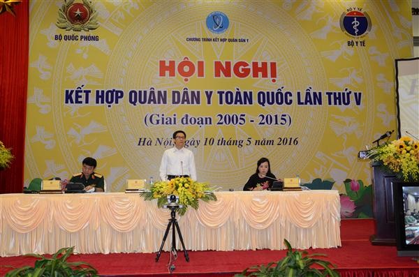 越南政府副总理武德担出席第五次全国军医民医结合工作会议 - ảnh 1