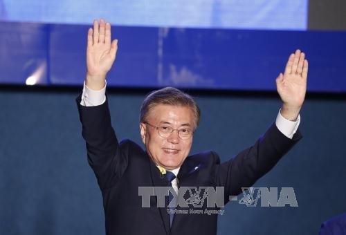 文在寅当选新一任韩国总统 - ảnh 1