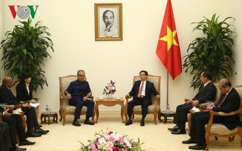 越南政府副总理武德担会见AFC主席萨尔曼 - ảnh 1