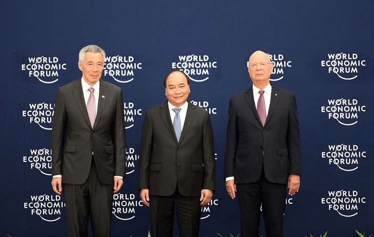 越南举行正式仪式欢迎出席WEF ASEAN的领导人和代表团团长 - ảnh 1