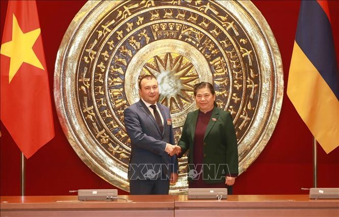 推动越南国会和亚美尼亚议会的外交合作 - ảnh 1