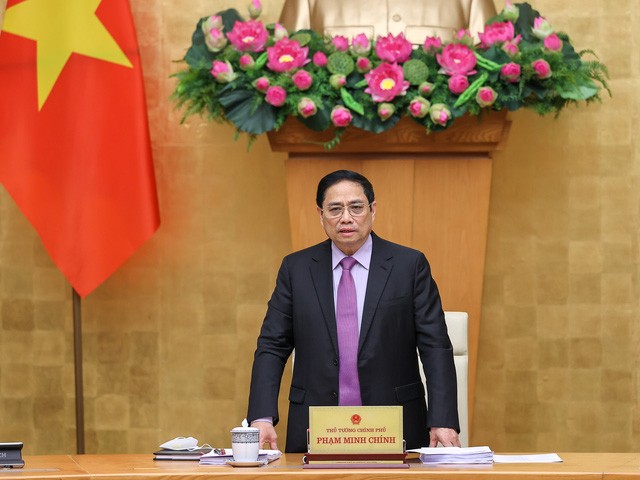 越南政府总理范明政主持国家总体规划方向全国会议 - ảnh 1