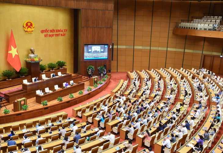 越南15届国会7次会议质询四组问题 - ảnh 1