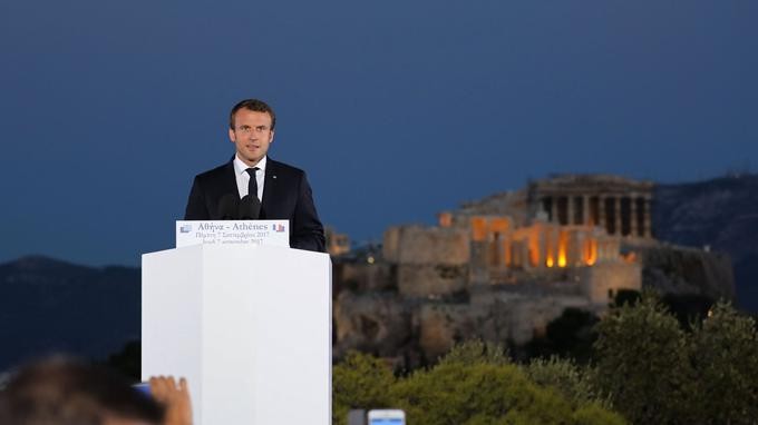 À Athènes, Emmanuel Macron veut refonder l'Europe - ảnh 1