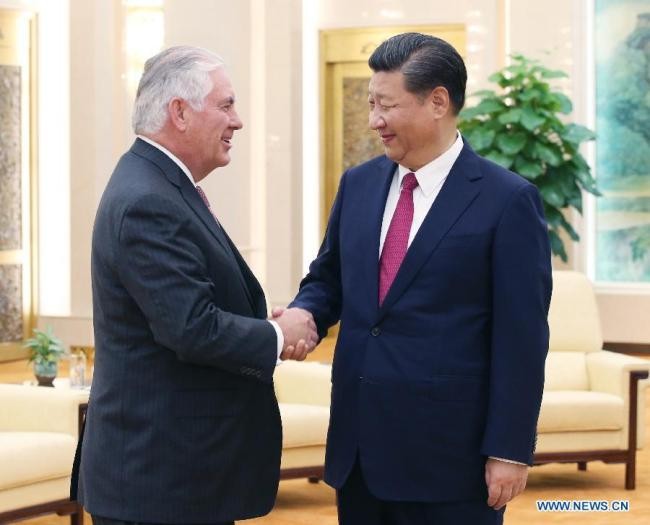  Rex Tillerson rencontre le président chinois - ảnh 1