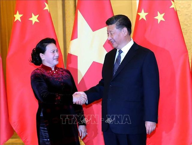 La présidente de l’Assemblée nationale vietnamienne reçue par Xi Jinping - ảnh 1