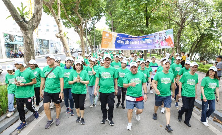 Marche pour l’environnement à Hanoï - ảnh 1