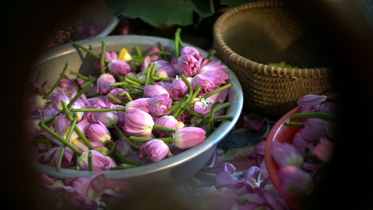 Le thé au lotus ou l’élégance hanoienne - ảnh 2