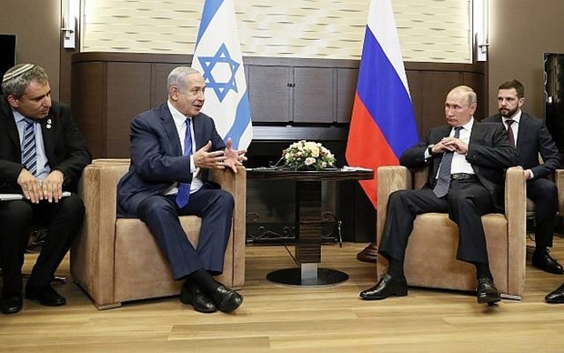Poutine et Netanyahou discutent des liens bilatéraux - ảnh 1