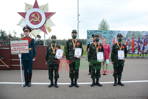 Jeux militaires internationaux 2021: le Vietnam obtient une médaille de bronze supplémentaire - ảnh 1