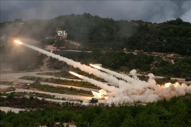 Washington et Séoul lancent de nouveaux exercices militaires conjoints à Pocheon - ảnh 1