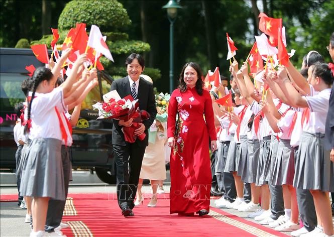 Le prince héritier du Japon s’entretient avec la vice-présidente vietnamienne - ảnh 1