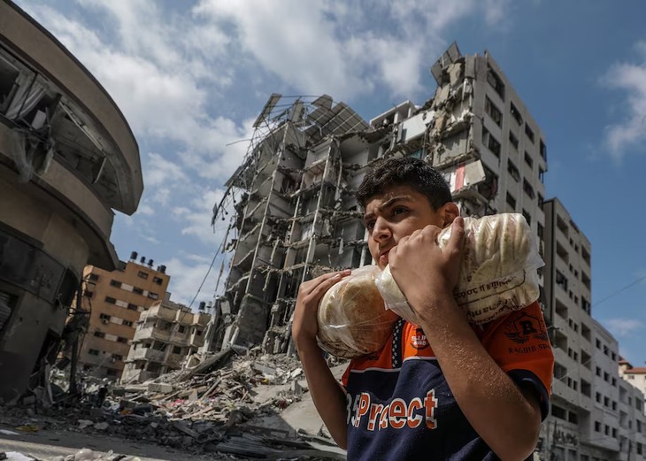 Un accord tripartite entre les États-Unis, l’Égypte et Israël pour aider la population de Gaza - ảnh 1