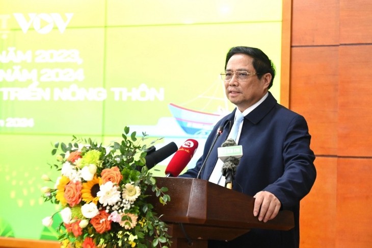Pham Minh Chinh à la conférence-bilan du secteur de l’Agriculture et du Développement rural - ảnh 1