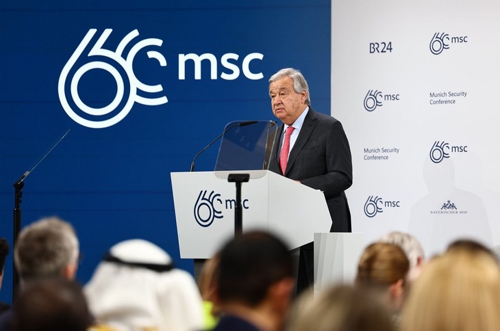 A Munich, Guterres appelle à un «nouvel ordre mondial qui fonctionne pour tous» - ảnh 1