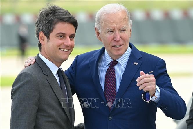 80e anniversaire du débarquement: Joe Biden est arrivé en France pour la commémoration - ảnh 1