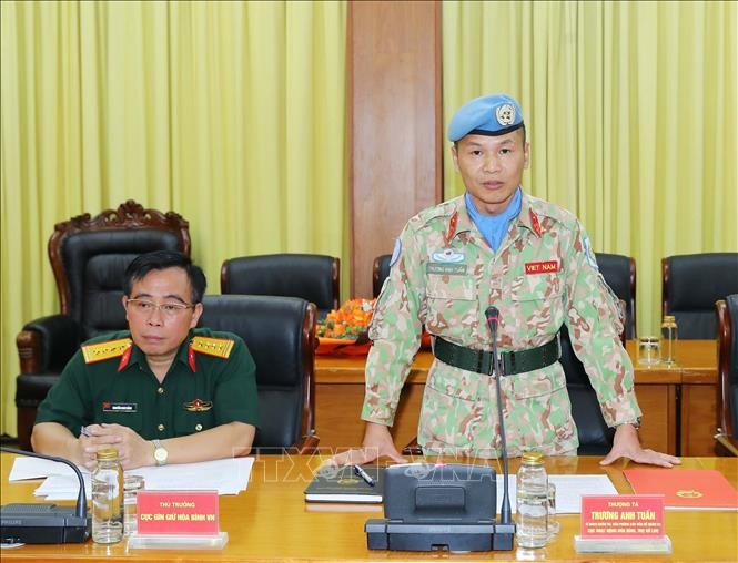 Un officier vietnamien rejoint le bureau des affaires militaires de l'ONU - ảnh 1