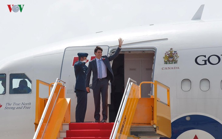 Justin Trudeau quitte Ho Chi Minh-ville pour Danang - ảnh 1