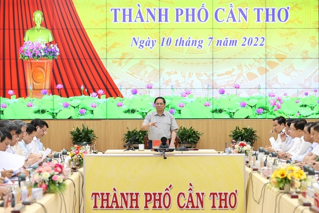 Pham Minh Chinh: Cân Tho doit être une locomotive du delta du Mékong - ảnh 1
