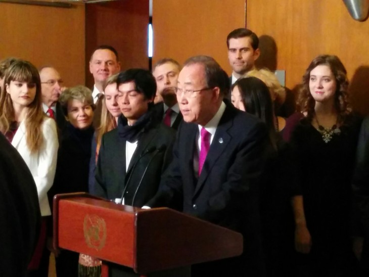 Ban Ki-Moon urges to counter climate change - ảnh 1