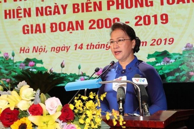 Each individual should be living milestone in border area: NA Chairwoman - ảnh 1