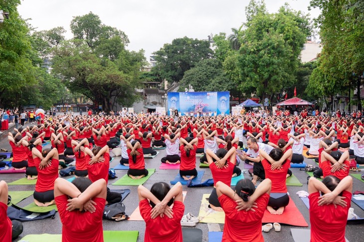 Mengiktisarkan Surat Pendengar dan Memperkenalkan Hari Yoga Internasional - ảnh 1