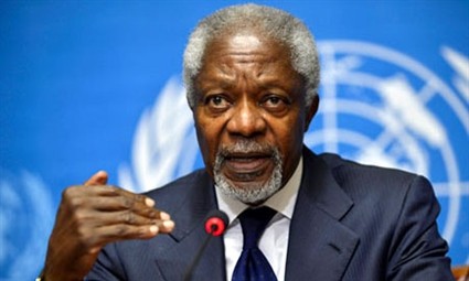 ທູດພິເສດ Kofi Annan ສະແຫວງຫາການຊ່ວຍ ເຫຼືອຂອງ ອີຣານ ໃນບັນຫາ ຊີຣີ - ảnh 1