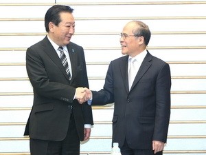 Parlamentspräsident Nguyen Sinh Hung trifft Japans Premierminister Noda - ảnh 1